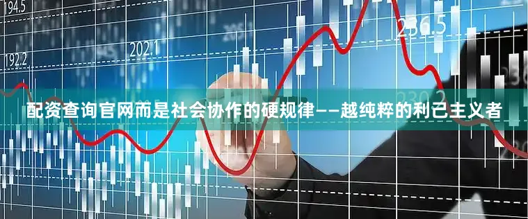 配资查询官网而是社会协作的硬规律——越纯粹的利己主义者